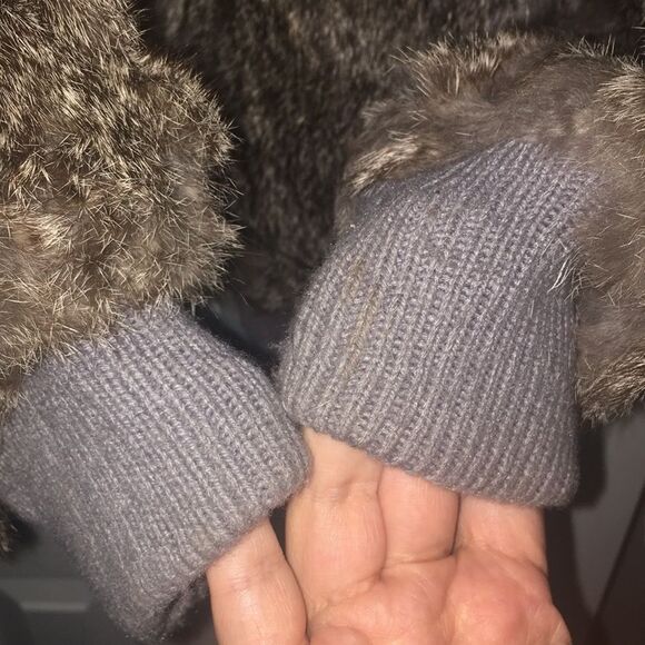 Elan 100% rabbit fur jacket medium - Picture 5 of 6